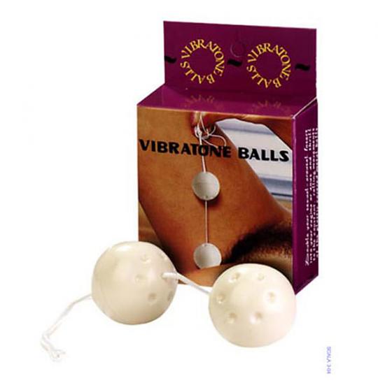 Вагинальные шарики Vibratone Balls цвет белый